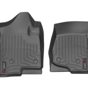 WeatherTech Custom Fit FloorLiners for Escalade, Avalanche, Silverado, Silverado 2500HD/3500HD - 1st Row (440661), Black