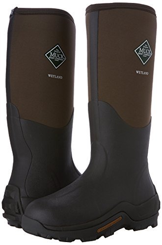 Muck Wetland Rubber Premium Men's Field Boots,Bark,Men's 13 M/Women's 14 M