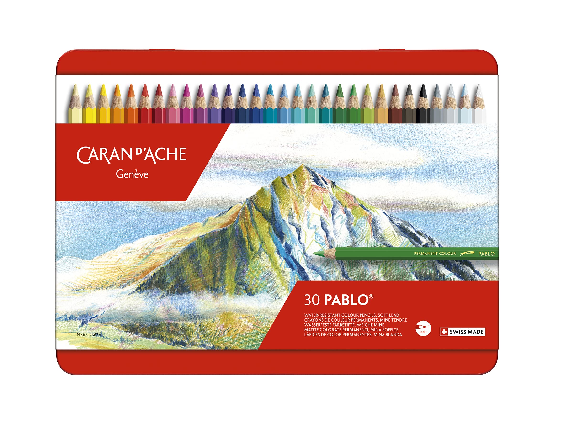 Caran D'ache Pablo Colored Pencil Set of 30 (666.330)