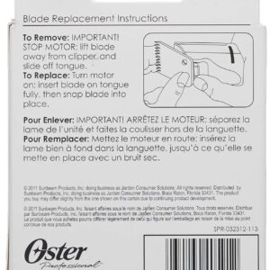 Oster Classic 76 Star-TeqPower-Teq Replacement Blade Flattop T Model No. 76918-216