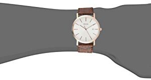 Bulova Men's Classic 3-Hand Calendar Date Quartz Leather Strap Watch, Buckle, 37mm