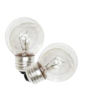 sylvania bulb clear globe med g16.5 25w 10298