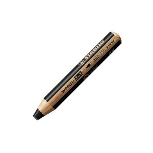 stabilo multi-talented pencil woody 3-in-1 - single pencil - black