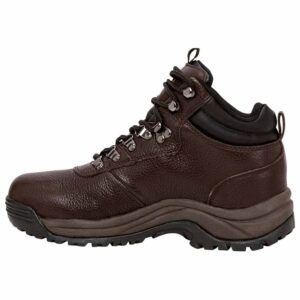 propét mens cliff walker medicare/hcpcs code a5500 diabetic shoe hiking boot, bronco brown, 10.5 xx-wide us