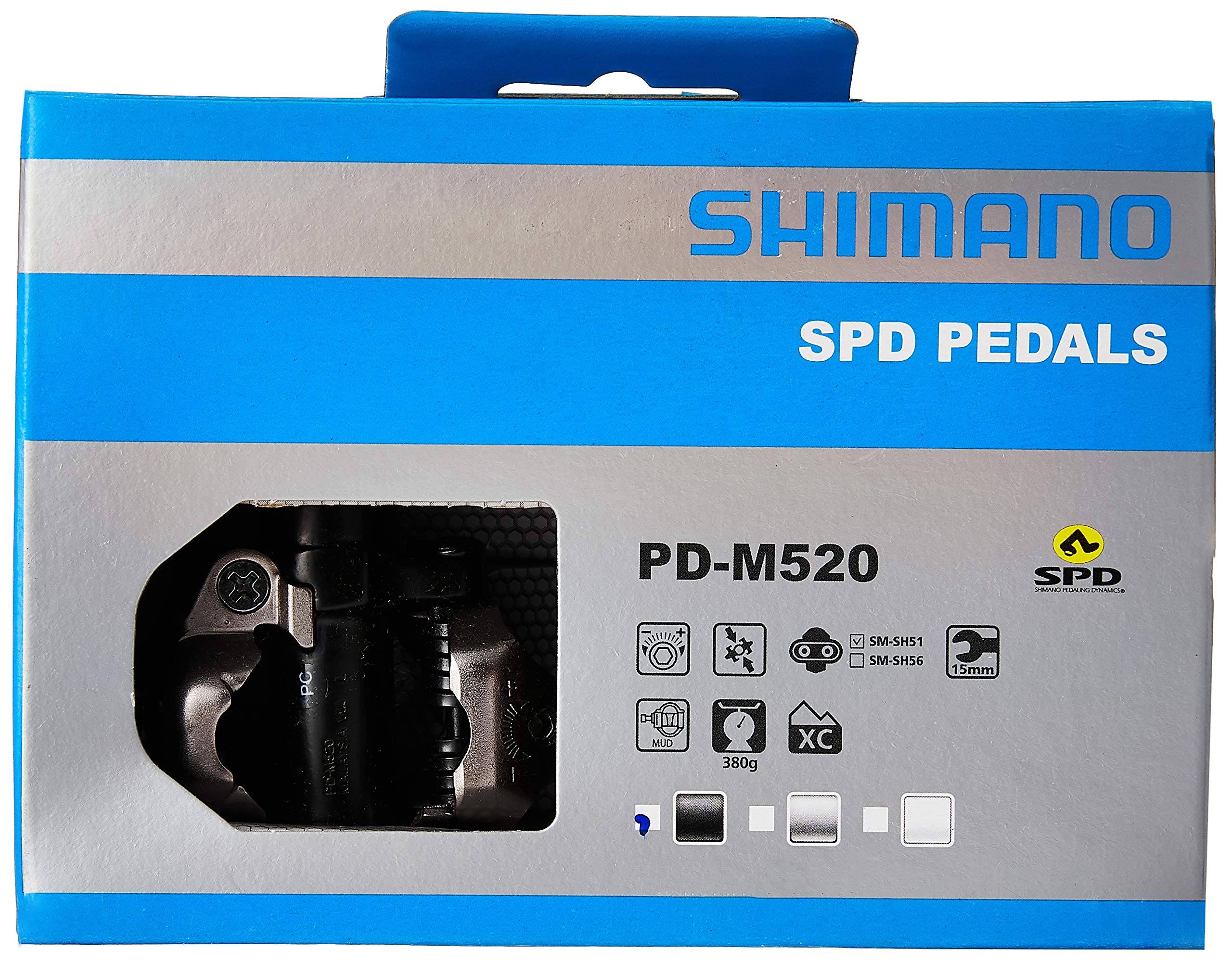 Shimano PD-M520L MTB Sport Pedals with Cleats