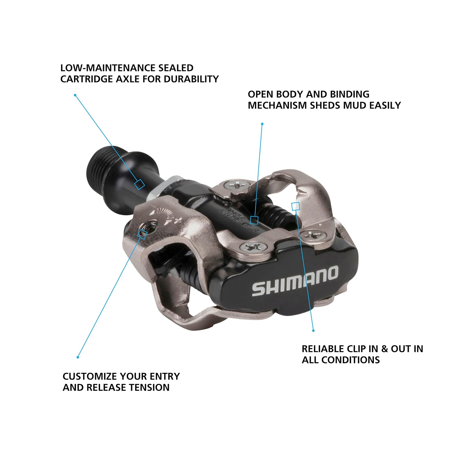 Shimano PD-M540 SPD MTB Pedals