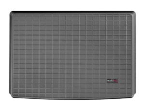 weathertech cargo trunk liner for suburban, yukon xl, escalade esv - behind 3rd row (40678) black