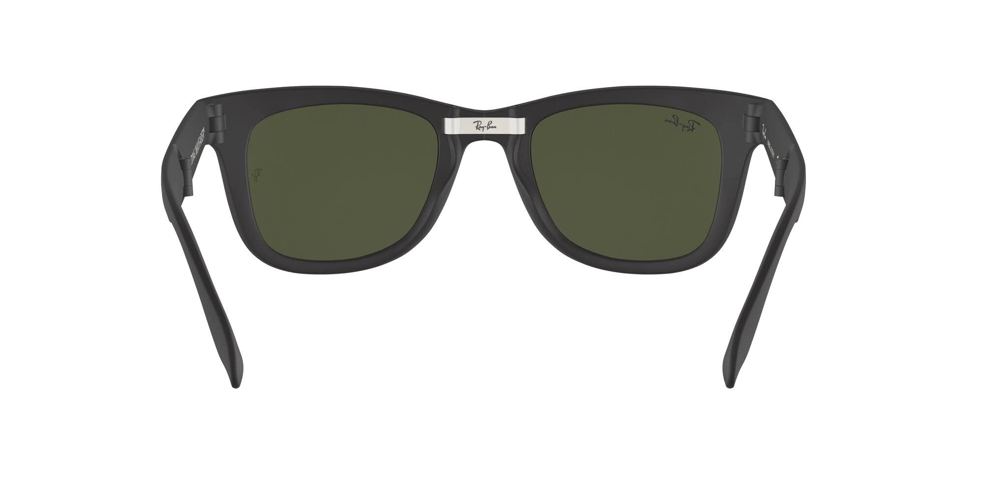 Ray-Ban Men's Folding Wayfarer Sunglasses, Matte Black, 54 mm