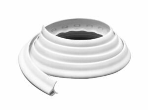 taylormade products 826500 white deck vinyl for boat windshield, twin flap