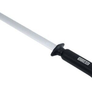 ZWILLING Accessories Diamond Sharpening Steel, 10", Black/Stainless Steel