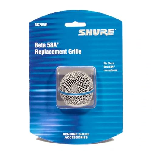 Shure RK265G Grille for Wired and Wireless BETA 58A, BETA 58M and BETA 58MR (Matte)