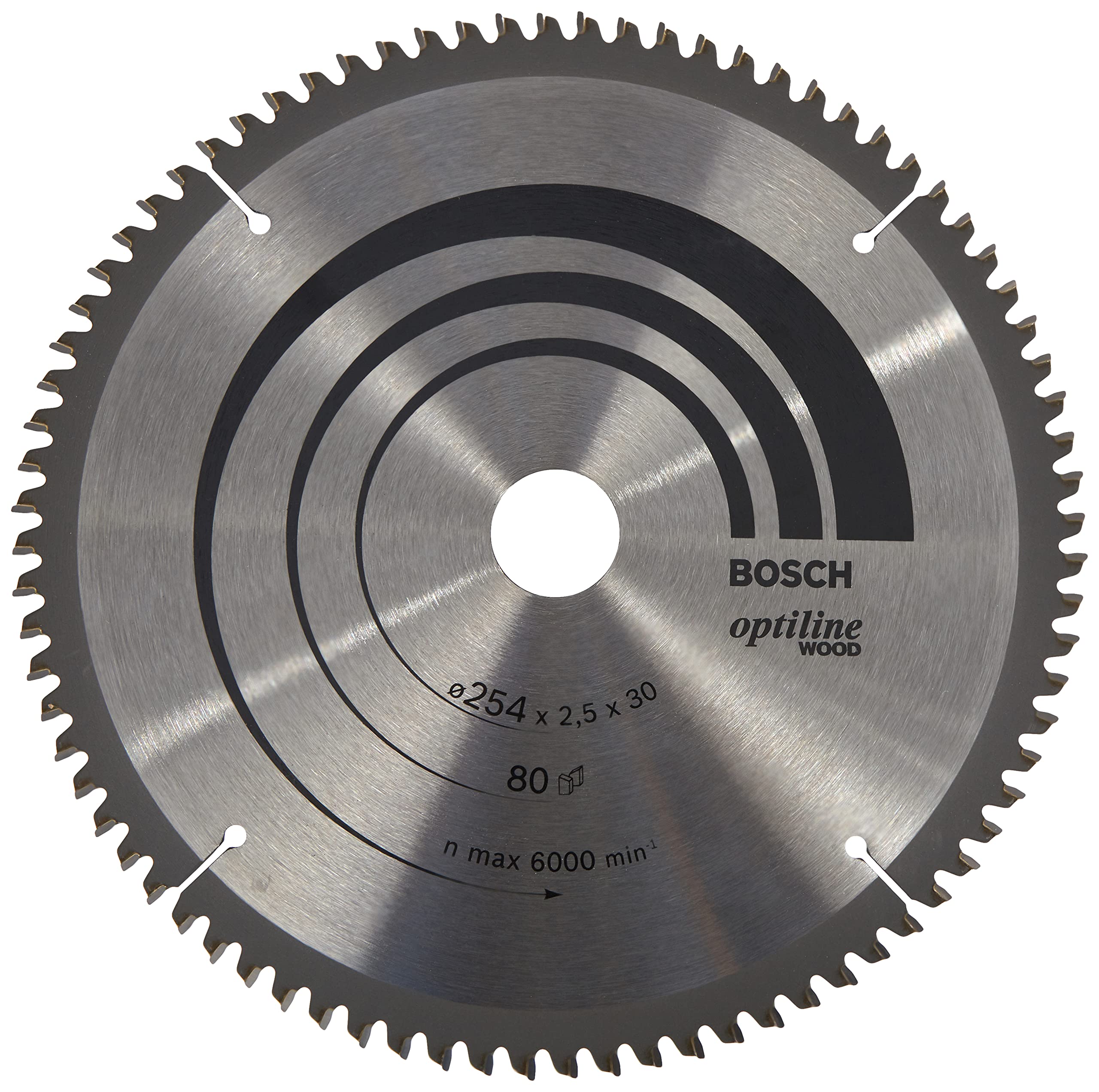 Bosch 2608640437 OPWOB 10" x 30mm 80T Circular saw blade Top Precision