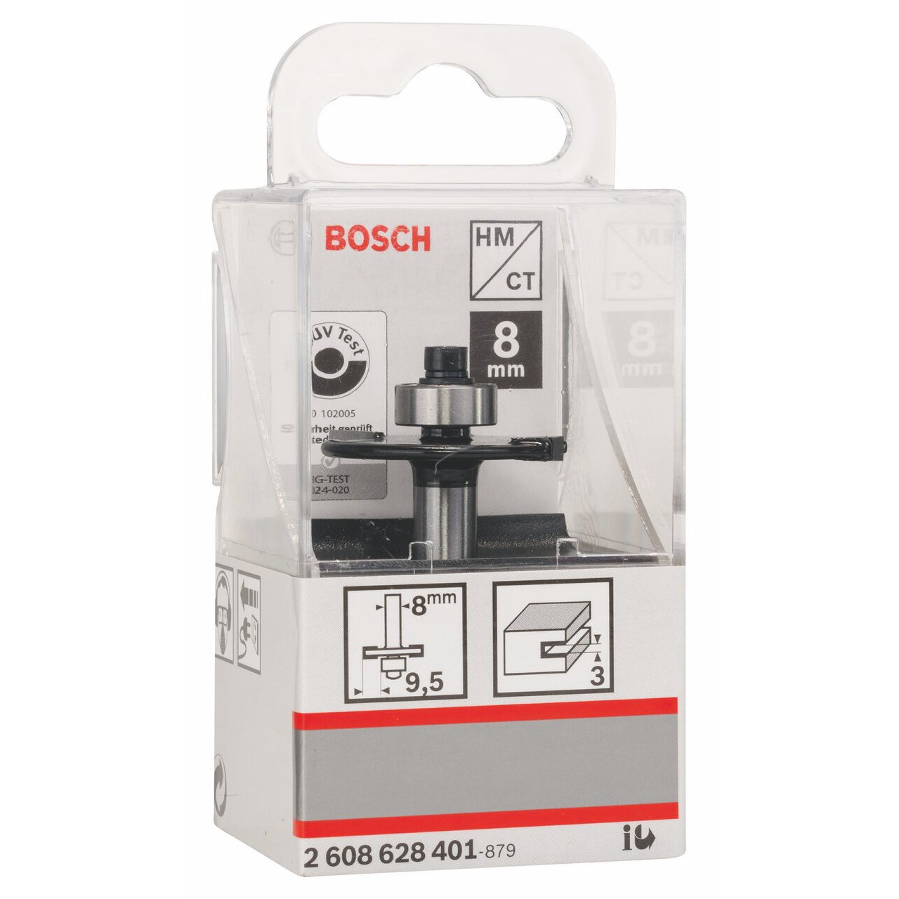 Bosch 2608628401 Panel Chamfer Bit 8x32x3mm