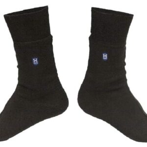 Hanz Lightweight Waterproof Socks: Crew-length, Black S