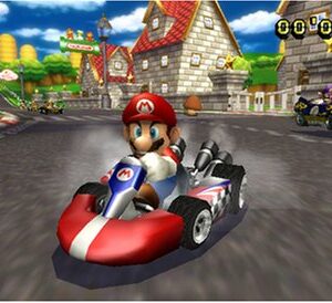 Mario Kart Wii with Wii Wheel