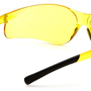 Pyramex S2530SN Mini Ztek Safety Glases Amber Lens Amber Frame ANSI Z87+