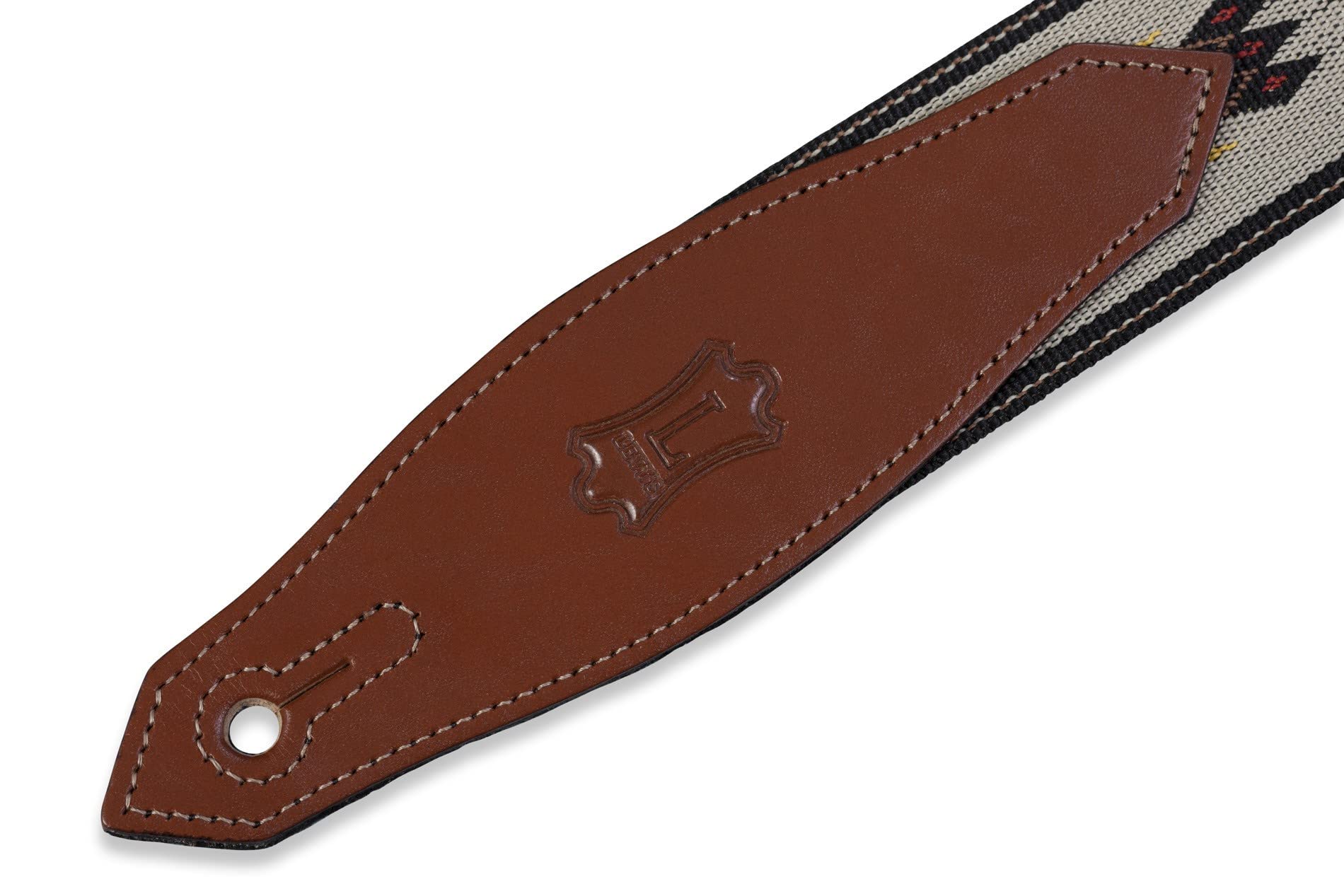 Levy's Leathers MSSN80-TAN Polypropylene Jacquard Weave Guitar Strap, Tan,Medium