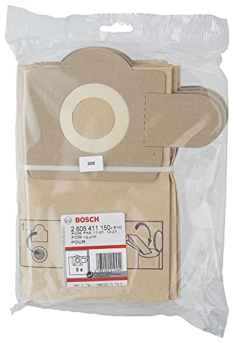 Bosch 5x Paper Filter Bag (for PAS, Accessories Dust Extractors)