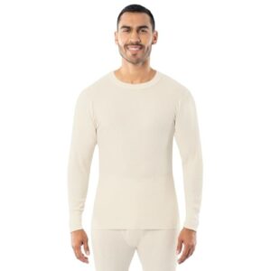 indera heavyweight cotton waffle long johns thermal undershirt for men