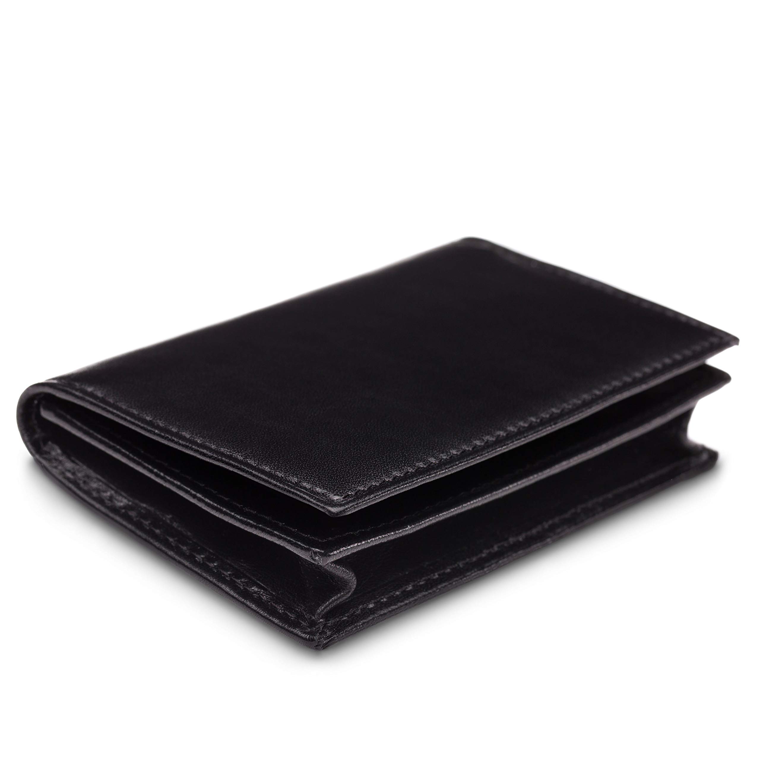 Bosca | Men’s 2 Pocket Card Case Wallet with I.D. Window in Italian Old Leather