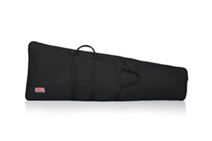 gator cases foam padded gig bag style guitar bodies fits flying v, explorer, warlock, and more, up to 47.5" length (gbe-extreme) economy electric (gbeextreme1)