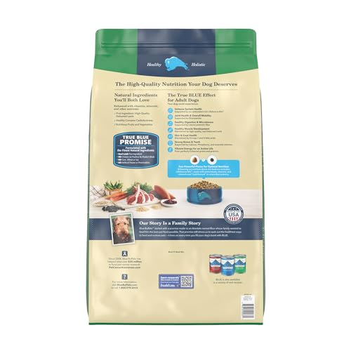 Blue Buffalo Life Protection Formula Adult Dry Dog Food, Helps Build and Maintain Strong Muscles, Made with Natural Ingredients, Lamb & Brown Rice Recipe, 30-lb. Bag