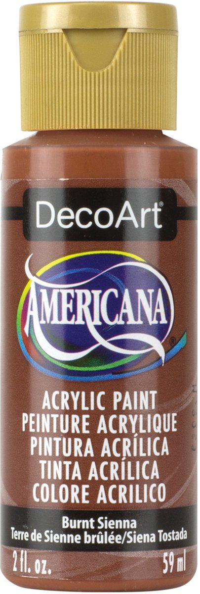 DecoArt Acrylic Paint, 2 Fl Oz (Pack of 1), Burnt Sienna