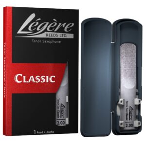 Légère Reeds - Tenor Saxophone Reed, Classic, Strength 2.00 (TS2.00) - Premium Synthetic Woodwind Reed