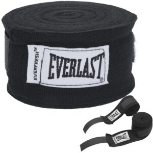 Everlast Professional Hand Wraps, 180-Inch, Black