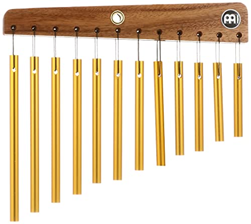 Meinl Percussion CH12 Gold Anodized Aluminum Alloy Single Row Chimes, 12 Bars