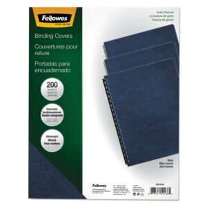 Fellowes 52136, Presentation Covers - Oversize Letter, Navy, 200 pack