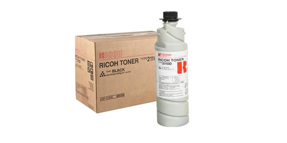 Ricoh 885208 Toner Cartridge Type 2110D Black 11,000 Pages in Retail Packaging