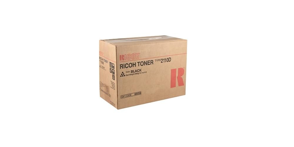 Ricoh 885208 Toner Cartridge Type 2110D Black 11,000 Pages in Retail Packaging