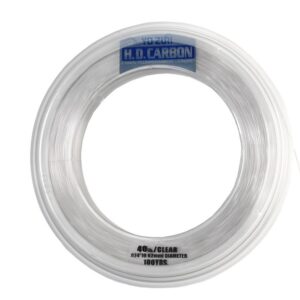 Yo-Zuri H.D. Carbon Fluorocarbon Leader Line, Clear, 50-Pound/30-Yard