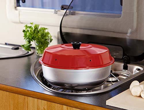 Omnia Oven. Your oven on the stove top. Ideal solution for boat oven, camp oven, and RV oven. Also known as a wonder pot.