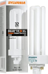 sylvania 20885 compact fluorescent 4 pin triple tube 3500k, 32-watt, 1 count (pack of 1)