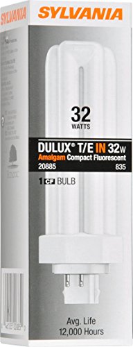 Sylvania 20885 Compact Fluorescent 4 Pin Triple Tube 3500K, 32-watt, 1 Count (Pack of 1)