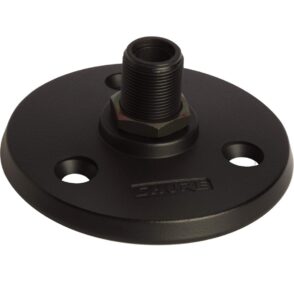 shure a13hdb mounting flange, heavy duty, black