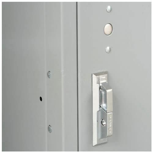 GLOBAL INDUSTRIAL Double Tier Locker, 12x15x36, 2 Door, Ready To Assemble, Gray