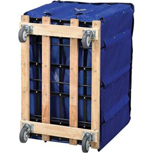 16 Bushel Blue Vinyl Basket Bulk Truck, 40" L x 28-1/4"W x 30-1/2"H