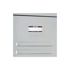 GLOBAL INDUSTRIAL Single Tier Locker, 12x18x72, 1 Door Ready To Assemble, Gray