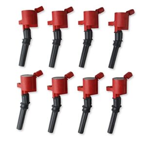 82428 MSD Ignition Coil - Blaster - Ford 2-Valve V8 - Red - 8-pack