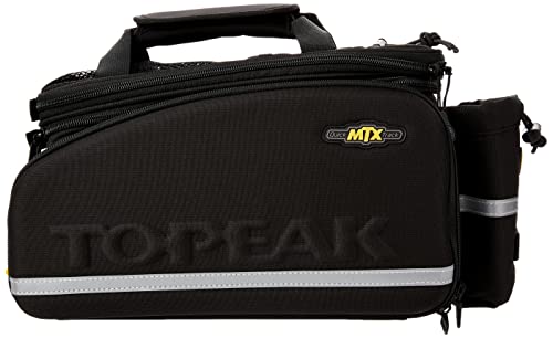 Topeak MTX Trunk Bag DXP Bicycle Trunk Bag with Rigid Molded Panels, 36x25x21.5-29cm , 1380ci, Black