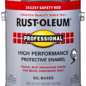 RUST-OLEUM Red, 11 Fl Oz (Pack of 1) 242257 Professional Gallon Safety Protective Enamel