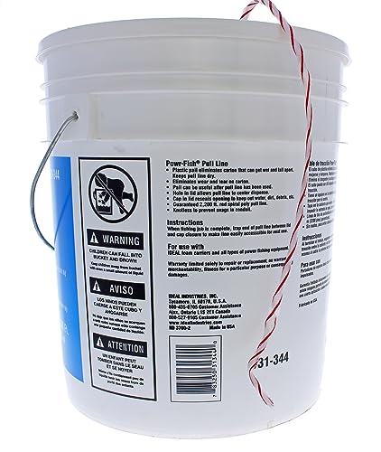 IDEAL Electrical 31-344 Powr-Fish Pull-Line 2,200 ft. Bucket