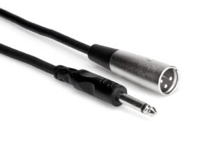 hosa pxm-120 1/4 inch ts to xlr3m unbalanced interconnect cable, 20 feet