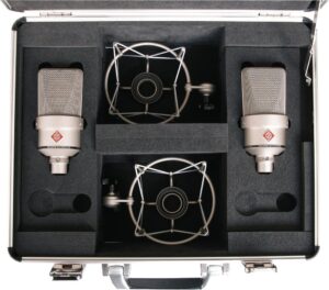 neumann tlm 103 anniversary stereo microphone pair satin nickel