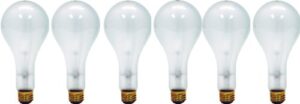 ge lighting 41459-6 soft white 3-way mogul base bulb, 100/200/300-watt 6-pack