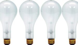 GE Lighting 41459-6 Soft White 3-Way Mogul Base Bulb, 100/200/300-Watt 6-Pack