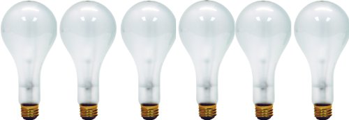 GE Lighting 41459-6 Soft White 3-Way Mogul Base Bulb, 100/200/300-Watt 6-Pack